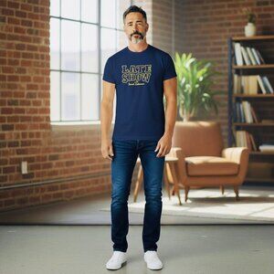 Vintage Late Show with David Letterman Men’s Hanes XL Navy Graphic T-Shirt